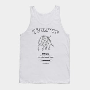 Taurus Zodiac Design Tank Top